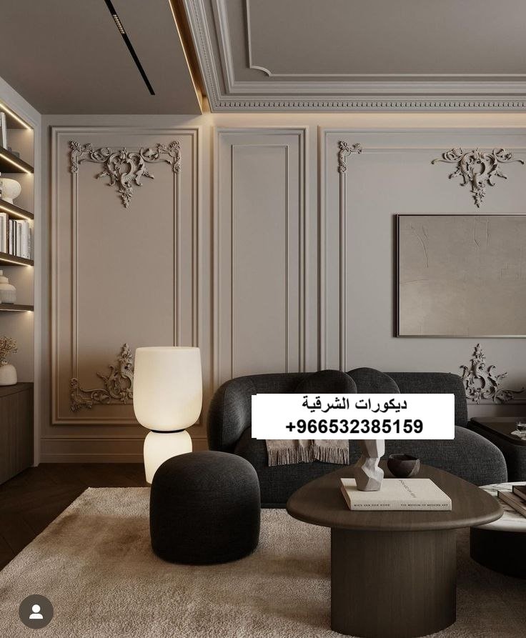 ديكورات فوم مجلس رجال في الدمام — ديكورات الشرقية — عمل 1
