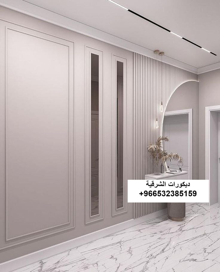 ديكورات فوم ممر دخول في عنك — ديكورات الشرقية — عمل 20