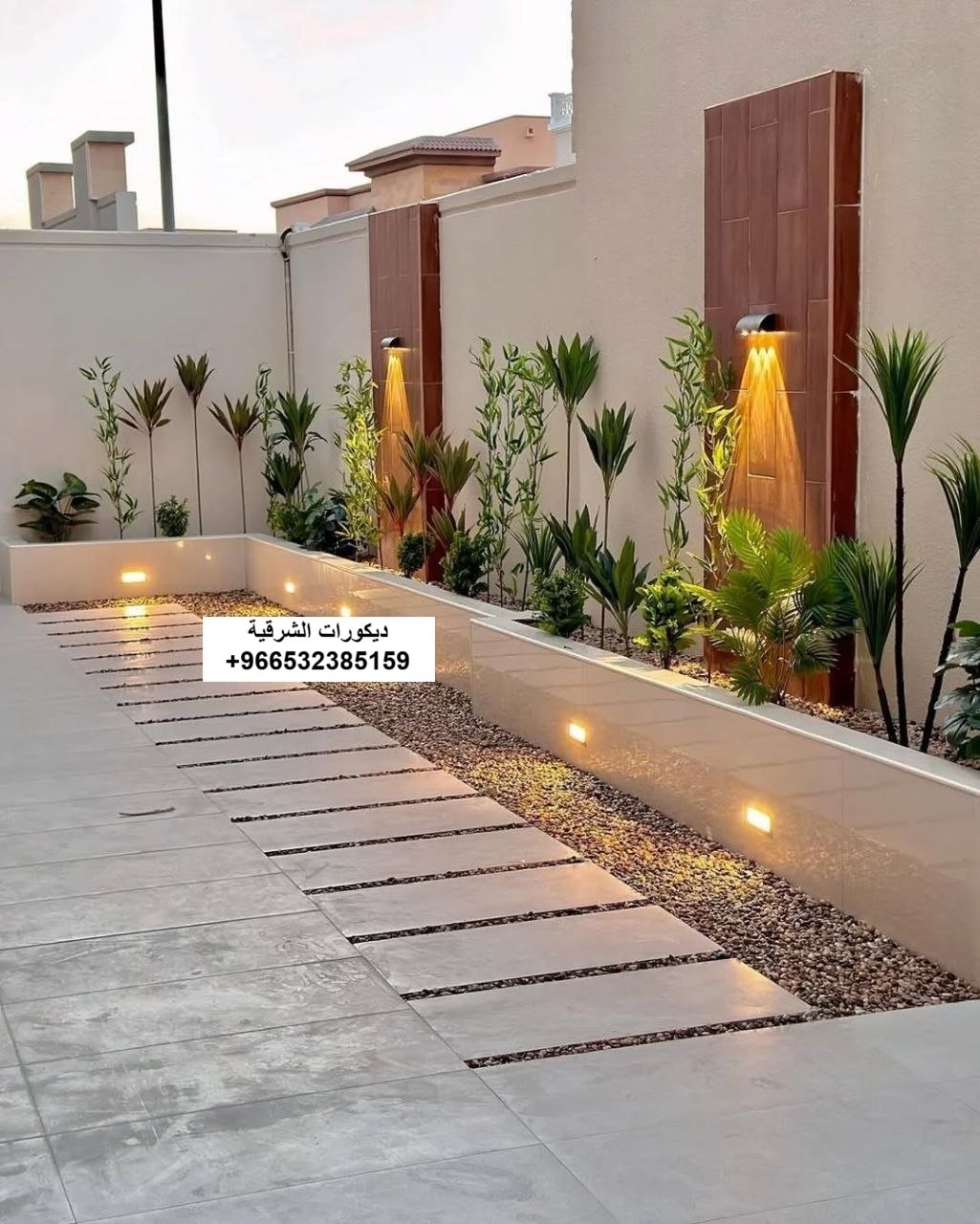 ديكورات حدائق مجلس رجال في الدمام — ديكورات الشرقية — عمل 1